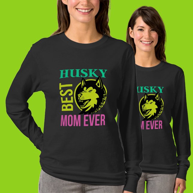 Husky Mum, Dog Mum, Husky Gift T-Shirt (Creator Uploaded)