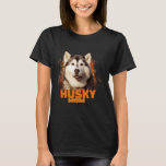 Husky Mum Essential     T-Shirt<br><div class="desc">Husky Mum Essential    .</div>