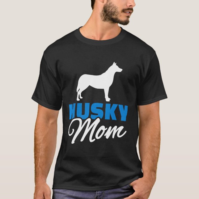 Husky Mum Premium T-Shirt (Front)