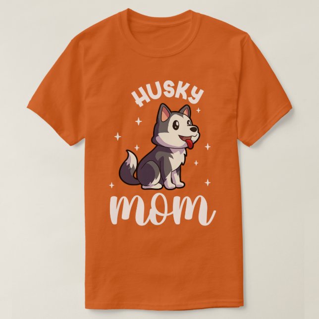 Husky Mum Siberian Husky T-Shirt (Design Front)