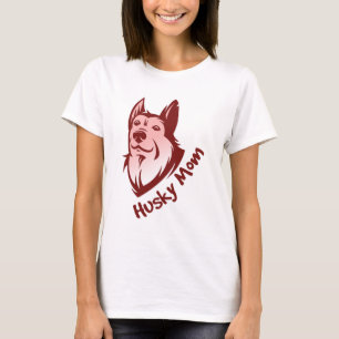 husky mum T-Shirt