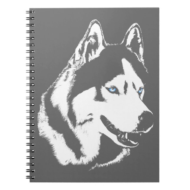 Husky Notebook Siberian Husky Gifts & Books (Front)