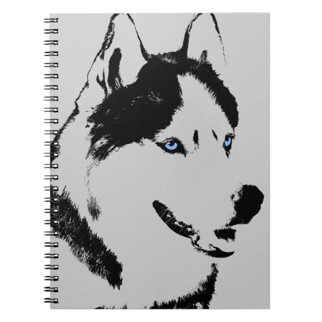 Husky Notebook Siberian Husky Gifts & Books (Front)