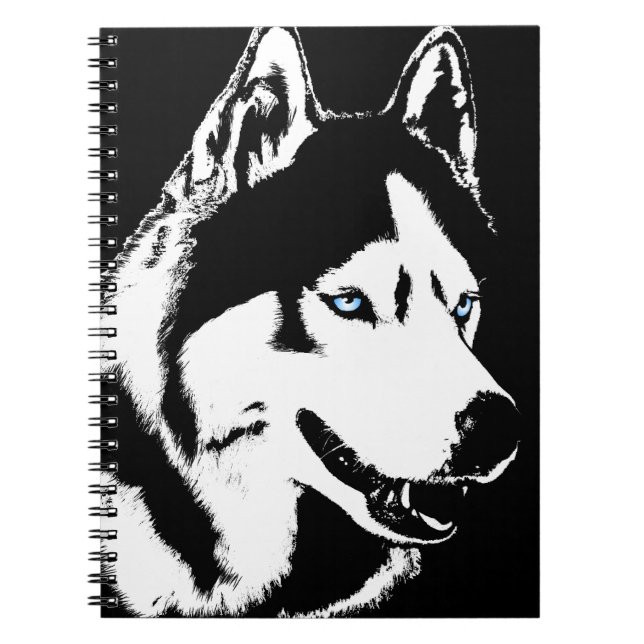 Husky Notebook Siberian Husky Gifts & Books (Front)