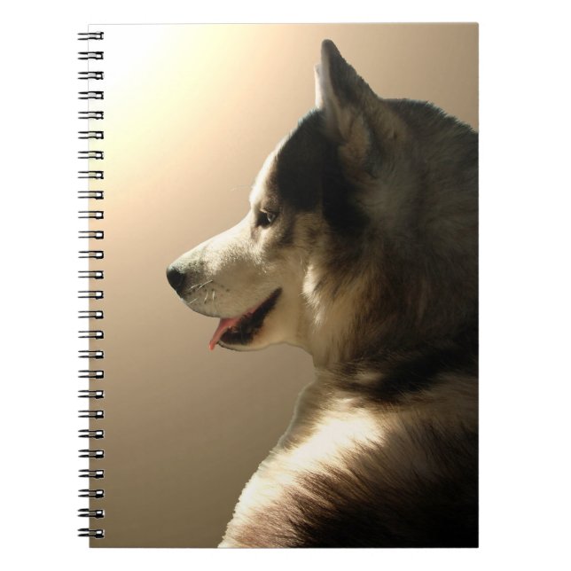 Husky Notebook Siberian Husky Pup Journal Book (Front)