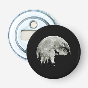 Husky On Mountain Halloween Graphic Tees Gifts Bottle Opener
