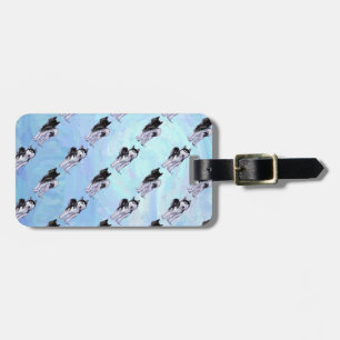 Husky Patterns Luggage Tag
