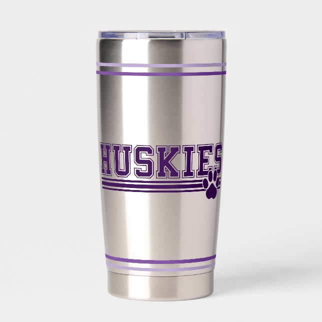 Husky Paw Insulated Tumbler (Front)