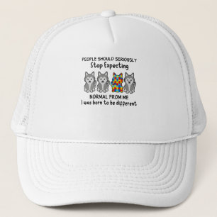 Husky People Should Seriously Autism Awareness Trucker Hat