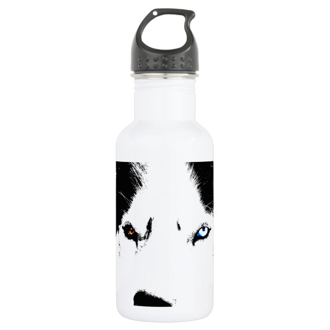 Husky Personalised Husky Dog Bottle (Front)
