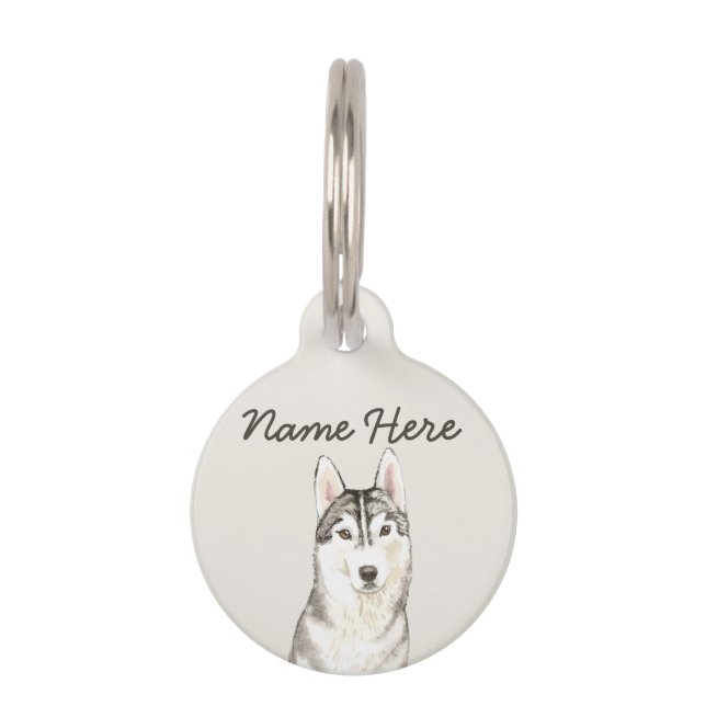 Husky Pet Tag (Front)