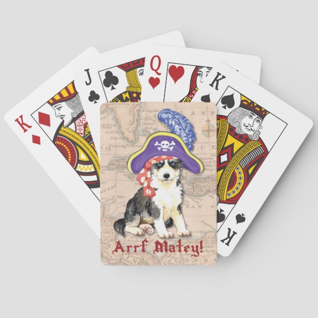 Husky Pirate Playing Cards (Back)