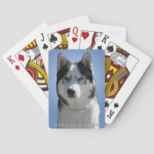 Husky Playing Cards Personalise Sled Dog Cards