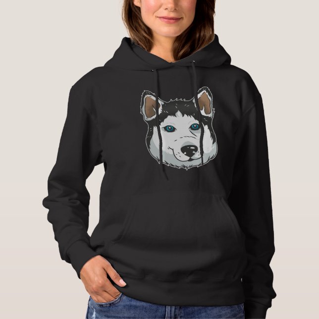 Husky Puppy Essential Hoodie (Front)