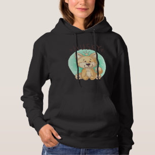 Husky Puppy King Style Hoodie
