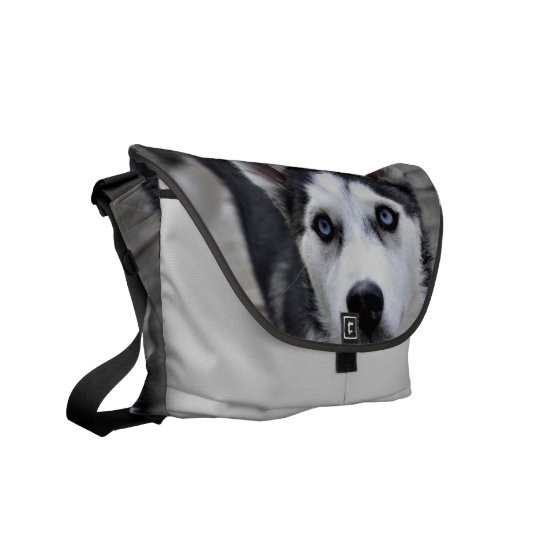 Husky Puppy Messenger Bag