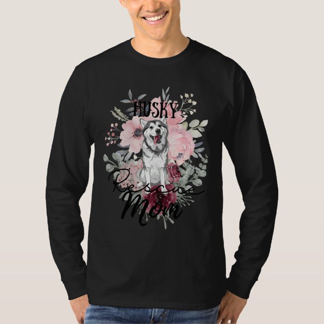 Husky Rescue Mum T-Shirt (Front)