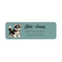Husky Return Address Label