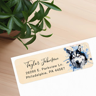 Husky Return Address Label