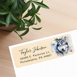 Husky Return Address Label