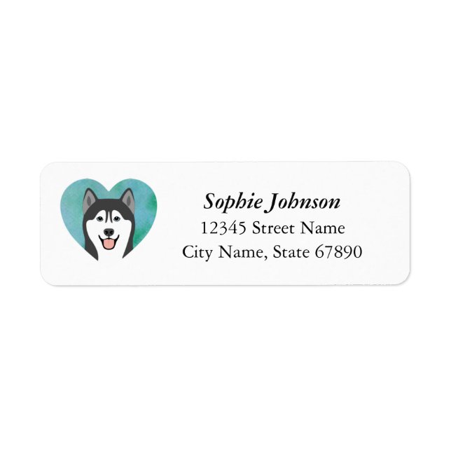 Husky Return Address Labels (Front)