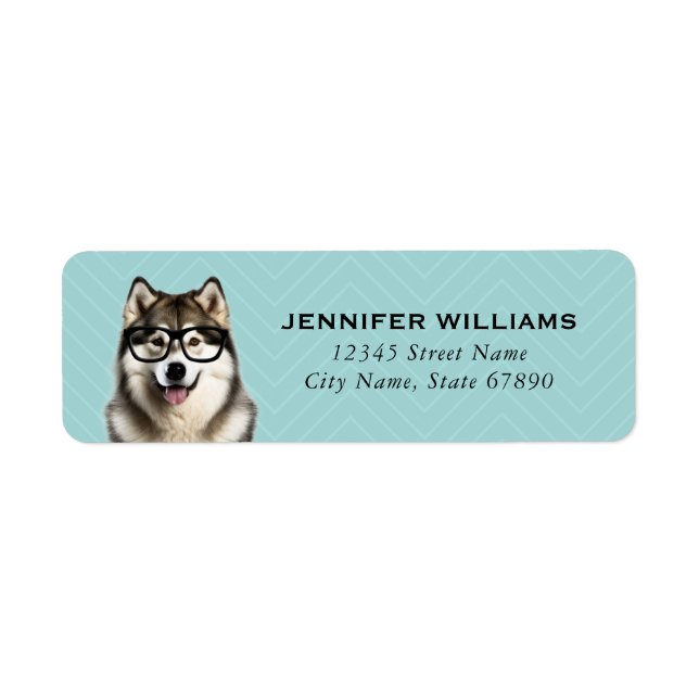 Husky Return Address Labels (Front)