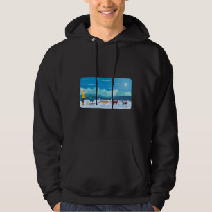 Husky Riding Style Hoodie