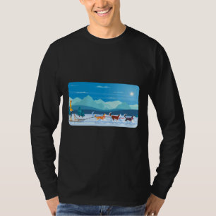 Husky Riding Style T-Shirt