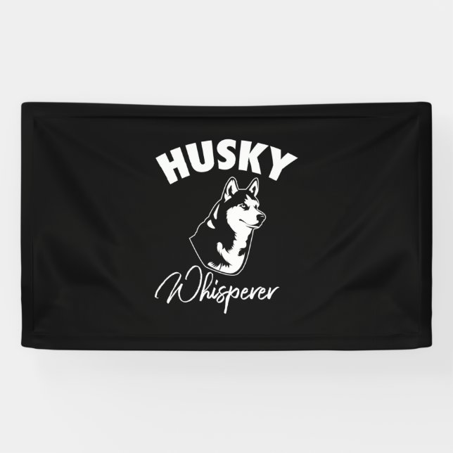 Husky Siberian Whisperer Banner (Horizontal)
