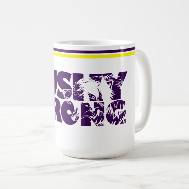 Husky Strong Coffee Mug (Front Right)