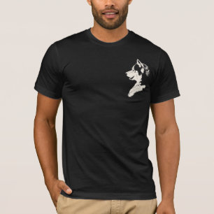 Husky T-Shirt Husky / Wolf Art Tee Dog Shirts