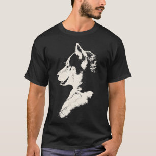 Husky T-Shirt Husky Wolf Tee Sled Dog Shirts