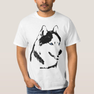 Husky T-shirt Wolf Husky Tee Sled Dog Husky Shirts