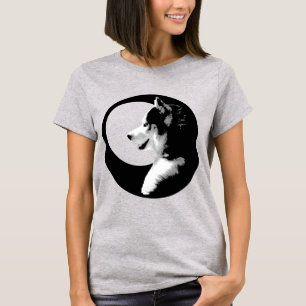 Husky T-Shirt Women's Husky / Wolf Art Tee Shirts