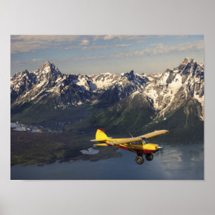 Husky Tetons Tour Poster