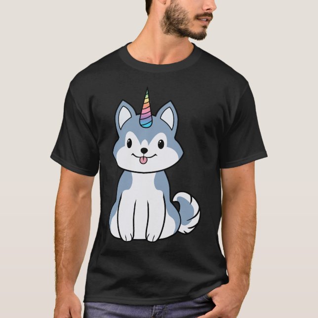 Husky Unicorn     T-Shirt (Front)