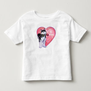 Husky Valentine's Day Toddler T-Shirt