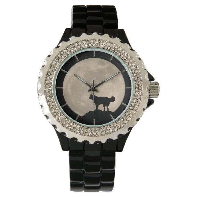 Husky Watch Siberian Husky / Malamute Wrist Watch (Front)