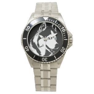Husky Watch Siberian Husky Malamute Wrist Watch