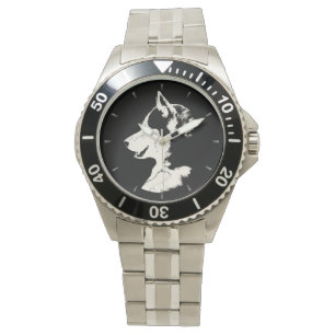 Husky Watch Siberian Husky Malamute Wrist Watch
