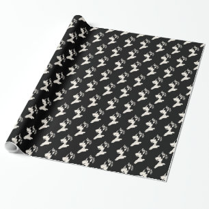 Husky Wrapping Paper Husky Puppy Sled Dog Paper