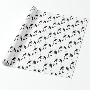 Husky Wrapping Paper Husky Sled Dog Paper