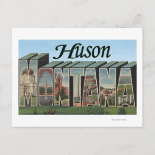 Huson, MontanaLarge Letter ScenesHuson, MT Postcard