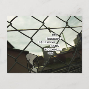 husserl strawson kant mcdowell postcard