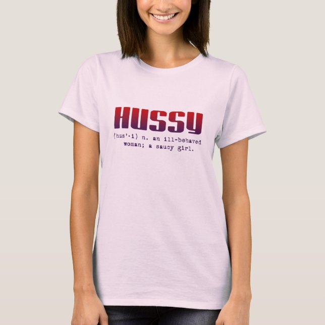 HUSSY T-Shirt (Front)