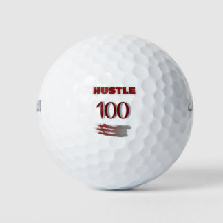 Hustle 100 golf balls