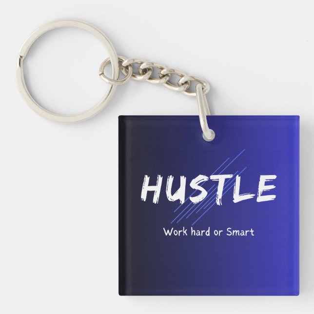 Hustle Acrylic Keychain (Front)