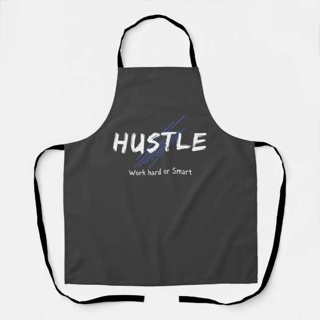 Hustle All-Over Print Apron (Front)
