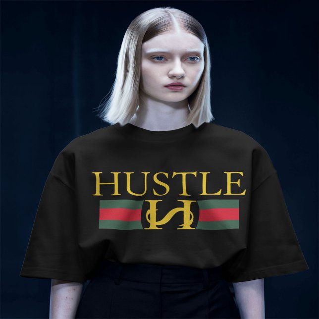 Hustle Designer Logo ,Hustle sweatshirt  T-Shirt (Creator Uploaded)
