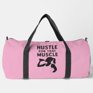Hustle for That Muscle – Motivational Gym Bag 